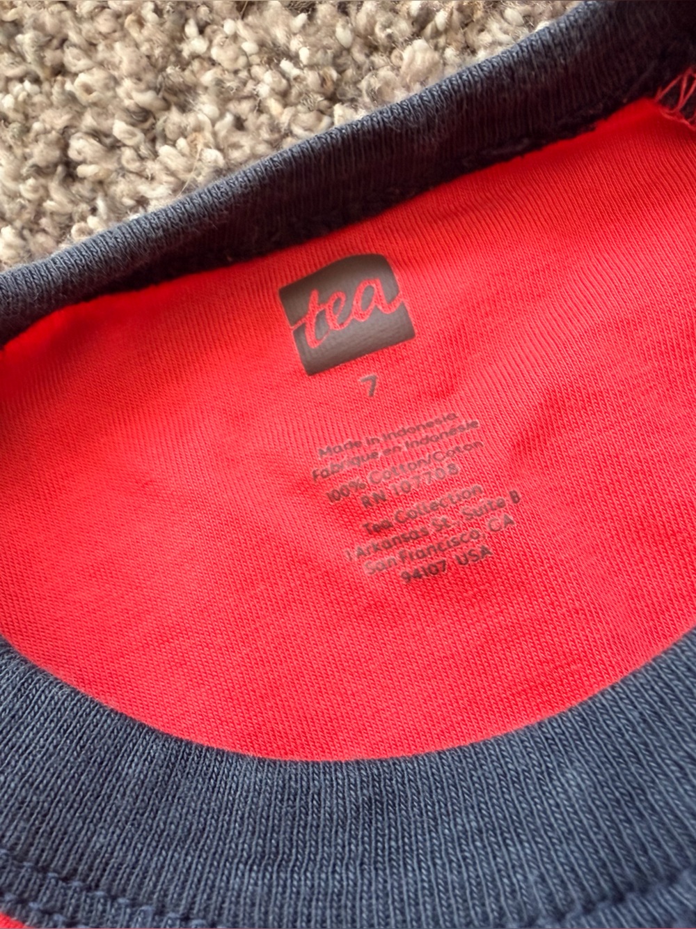 Tea Collection boys explorer Colorblock Raglan Top - Picture 3 of 6